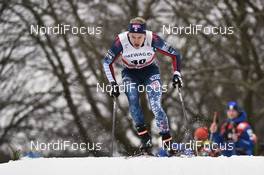 13.01.2018, Dresden, Germany (GER): Erik Bjornsen (USA) - FIS world cup cross-country, individual sprint, Dresden (GER). www.nordicfocus.com. © Thibaut/NordicFocus. Every downloaded picture is fee-liable.