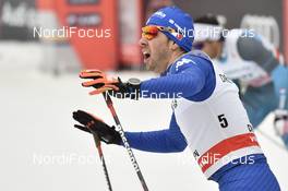 13.01.2018, Dresden, Germany (GER): Federico Pellegrino (ITA) - FIS world cup cross-country, individual sprint, Dresden (GER). www.nordicfocus.com. © Thibaut/NordicFocus. Every downloaded picture is fee-liable.