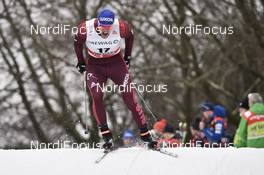 13.01.2018, Dresden, Germany (GER): Alexander Panzhinskiy (RUS) - FIS world cup cross-country, individual sprint, Dresden (GER). www.nordicfocus.com. © Thibaut/NordicFocus. Every downloaded picture is fee-liable.