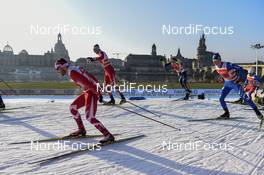 14.01.2018, Dresden, Germany (GER): Stefan Zelger (ITA) - FIS world cup cross-country, team sprint, Dresden (GER). www.nordicfocus.com. © Thibaut/NordicFocus. Every downloaded picture is fee-liable.