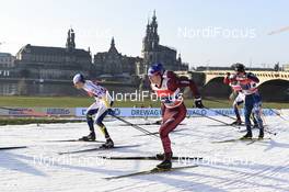 14.01.2018, Dresden, Germany (GER): Gleb Retivykh (RUS) - FIS world cup cross-country, team sprint, Dresden (GER). www.nordicfocus.com. © Thibaut/NordicFocus. Every downloaded picture is fee-liable.