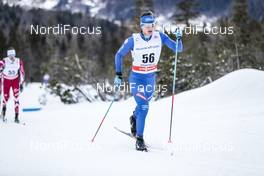 21.01.2018, Planica, Slovenia (SLO): Giandomenico Salvadori (ITA) - FIS world cup cross-country, 15km men, Planica (SLO). www.nordicfocus.com. © Modica/NordicFocus. Every downloaded picture is fee-liable.