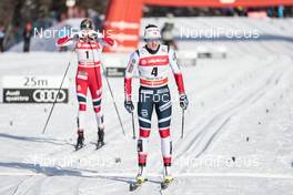 20.01.2018, Planica, Slovenia (SLO): Kathrine Rolsted Harsem (NOR), Maiken Caspersen Falla (NOR), (l-r)  - FIS world cup cross-country, individual sprint, Planica (SLO). www.nordicfocus.com. © Modica/NordicFocus. Every downloaded picture is fee-liable.