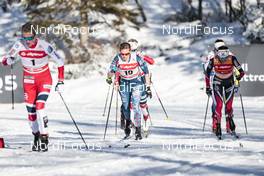 20.01.2018, Planica, Slovenia (SLO): Jessica Diggins (USA), Heidi Weng (NOR), (l-r)  - FIS world cup cross-country, individual sprint, Planica (SLO). www.nordicfocus.com. © Modica/NordicFocus. Every downloaded picture is fee-liable.