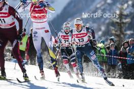 20.01.2018, Planica, Slovenia (SLO): Anna Svendsen (NOR), Sophie Caldwell (USA), (l-r)  - FIS world cup cross-country, individual sprint, Planica (SLO). www.nordicfocus.com. © Modica/NordicFocus. Every downloaded picture is fee-liable.