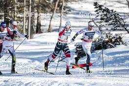 20.01.2018, Planica, Slovenia (SLO): Anton Gafarov (RUS), Oskar Svensson (SWE), Emil Iversen (NOR), Emil Joensson (SWE), (l-r)  - FIS world cup cross-country, individual sprint, Planica (SLO). www.nordicfocus.com. © Modica/NordicFocus. Every downloaded picture is fee-liable.
