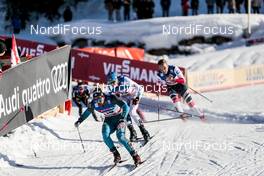 27.01.2018, Seefeld, Austria (AUT): Richard Jouve (FRA), Martti Jylhae (FIN), (l-r)  - FIS world cup cross-country, individual sprint, Seefeld (AUT). www.nordicfocus.com. © Modica/NordicFocus. Every downloaded picture is fee-liable.