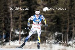 27.01.2018, Seefeld, Austria (AUT): Emil Johansson (SWE) - FIS world cup cross-country, individual sprint, Seefeld (AUT). www.nordicfocus.com. © Modica/NordicFocus. Every downloaded picture is fee-liable.