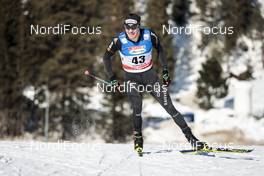 27.01.2018, Seefeld, Austria (AUT): Dario Cologna (SUI) - FIS world cup cross-country, individual sprint, Seefeld (AUT). www.nordicfocus.com. © Modica/NordicFocus. Every downloaded picture is fee-liable.