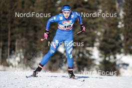 27.01.2018, Seefeld, Austria (AUT): Greta Laurent (ITA) - FIS world cup cross-country, individual sprint, Seefeld (AUT). www.nordicfocus.com. © Modica/NordicFocus. Every downloaded picture is fee-liable.