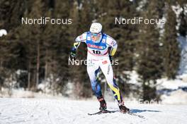 27.01.2018, Seefeld, Austria (AUT): Calle Halfvarsson (SWE) - FIS world cup cross-country, individual sprint, Seefeld (AUT). www.nordicfocus.com. © Modica/NordicFocus. Every downloaded picture is fee-liable.