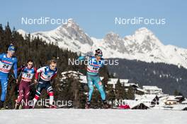 27.01.2018, Seefeld, Austria (AUT): Gleb Retivykh (RUS), Even Northug (NOR), Richard Jouve (FRA), (l-r)  - FIS world cup cross-country, individual sprint, Seefeld (AUT). www.nordicfocus.com. © Modica/NordicFocus. Every downloaded picture is fee-liable.