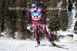 27.01.2018, Seefeld, Austria (AUT): Andrey Krasnov (RUS) - FIS world cup cross-country, individual sprint, Seefeld (AUT). www.nordicfocus.com. © Modica/NordicFocus. Every downloaded picture is fee-liable.