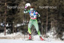 27.01.2018, Seefeld, Austria (AUT): Marija Kaznacenko (LTU) - FIS world cup cross-country, individual sprint, Seefeld (AUT). www.nordicfocus.com. © Modica/NordicFocus. Every downloaded picture is fee-liable.