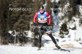 27.01.2018, Seefeld, Austria (AUT): Martin Moeller (DEN) - FIS world cup cross-country, individual sprint, Seefeld (AUT). www.nordicfocus.com. © Modica/NordicFocus. Every downloaded picture is fee-liable.