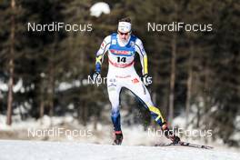 27.01.2018, Seefeld, Austria (AUT): Teodor Peterson (SWE) - FIS world cup cross-country, individual sprint, Seefeld (AUT). www.nordicfocus.com. © Modica/NordicFocus. Every downloaded picture is fee-liable.