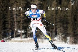 27.01.2018, Seefeld, Austria (AUT): Emil Johansson (SWE) - FIS world cup cross-country, individual sprint, Seefeld (AUT). www.nordicfocus.com. © Modica/NordicFocus. Every downloaded picture is fee-liable.
