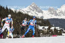 27.01.2018, Seefeld, Austria (AUT): Evelina Settlin (SWE), Laurien Van Der Graaff (SUI), Gaia Vuerich (ITA), (l-r)  - FIS world cup cross-country, individual sprint, Seefeld (AUT). www.nordicfocus.com. © Modica/NordicFocus. Every downloaded picture is fee-liable.
