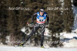 27.01.2018, Seefeld, Austria (AUT): Dario Cologna (SUI) - FIS world cup cross-country, individual sprint, Seefeld (AUT). www.nordicfocus.com. © Modica/NordicFocus. Every downloaded picture is fee-liable.