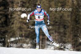 27.01.2018, Seefeld, Austria (AUT): Sadie Bjornsen (USA) - FIS world cup cross-country, individual sprint, Seefeld (AUT). www.nordicfocus.com. © Modica/NordicFocus. Every downloaded picture is fee-liable.