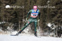 27.01.2018, Seefeld, Austria (AUT): Laura Gimmler (GER) - FIS world cup cross-country, individual sprint, Seefeld (AUT). www.nordicfocus.com. © Modica/NordicFocus. Every downloaded picture is fee-liable.