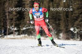 27.01.2018, Seefeld, Austria (AUT): Yury Astapenka (BLR) - FIS world cup cross-country, individual sprint, Seefeld (AUT). www.nordicfocus.com. © Modica/NordicFocus. Every downloaded picture is fee-liable.