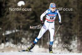 27.01.2018, Seefeld, Austria (AUT): Mari Laukkanen (FIN) - FIS world cup cross-country, individual sprint, Seefeld (AUT). www.nordicfocus.com. © Modica/NordicFocus. Every downloaded picture is fee-liable.