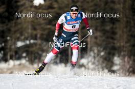 27.01.2018, Seefeld, Austria (AUT): Emil Iversen (NOR) - FIS world cup cross-country, individual sprint, Seefeld (AUT). www.nordicfocus.com. © Modica/NordicFocus. Every downloaded picture is fee-liable.