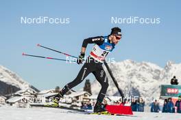 27.01.2018, Seefeld, Austria (AUT): Erwan Kaeser (SUI) - FIS world cup cross-country, individual sprint, Seefeld (AUT). www.nordicfocus.com. © Modica/NordicFocus. Every downloaded picture is fee-liable.