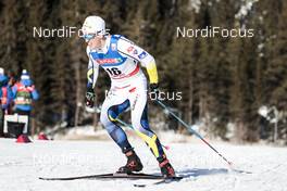 27.01.2018, Seefeld, Austria (AUT): Calle Halfvarsson (SWE) - FIS world cup cross-country, individual sprint, Seefeld (AUT). www.nordicfocus.com. © Modica/NordicFocus. Every downloaded picture is fee-liable.