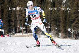 27.01.2018, Seefeld, Austria (AUT): Karl-Johan Dyvik (SWE) - FIS world cup cross-country, individual sprint, Seefeld (AUT). www.nordicfocus.com. © Modica/NordicFocus. Every downloaded picture is fee-liable.