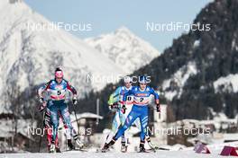 27.01.2018, Seefeld, Austria (AUT): Sadie Bjornsen (USA), Greta Laurent (ITA), (l-r)  - FIS world cup cross-country, individual sprint, Seefeld (AUT). www.nordicfocus.com. © Modica/NordicFocus. Every downloaded picture is fee-liable.
