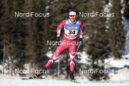 27.01.2018, Seefeld, Austria (AUT): Len Valjas (CAN) - FIS world cup cross-country, individual sprint, Seefeld (AUT). www.nordicfocus.com. © Modica/NordicFocus. Every downloaded picture is fee-liable.