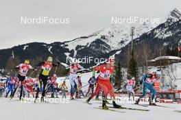 28.01.2018, Seefeld, Austria (AUT): Anton Lindblad (SWE) - FIS world cup cross-country, mass men, Seefeld (AUT). www.nordicfocus.com. © Thibaut/NordicFocus. Every downloaded picture is fee-liable.