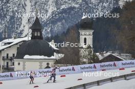 28.01.2018, Seefeld, Austria (AUT): Jessica Diggins (USA) - FIS world cup cross-country, mass women, Seefeld (AUT). www.nordicfocus.com. © Thibaut/NordicFocus. Every downloaded picture is fee-liable.