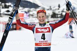 28.01.2018, Seefeld, Austria (AUT): Jessica Diggins (USA) - FIS world cup cross-country, mass women, Seefeld (AUT). www.nordicfocus.com. © Thibaut/NordicFocus. Every downloaded picture is fee-liable.