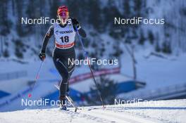 04.03.2018, Lahti, Finland (FIN): Nadine Faehndrich (SUI) - FIS world cup cross-country, 10km women, Lahti (FIN). www.nordicfocus.com. © Thibaut/NordicFocus. Every downloaded picture is fee-liable.