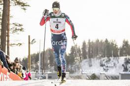 04.03.2018, Lahti, Finland (FIN): Kevin Bolger (USA) - FIS world cup cross-country, 15km men, Lahti (FIN). www.nordicfocus.com. © Modica/NordicFocus. Every downloaded picture is fee-liable.