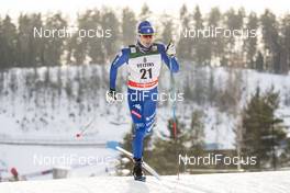 04.03.2018, Lahti, Finland (FIN): Maicol Rastelli (ITA) - FIS world cup cross-country, 15km men, Lahti (FIN). www.nordicfocus.com. © Modica/NordicFocus. Every downloaded picture is fee-liable.