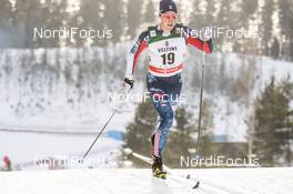 04.03.2018, Lahti, Finland (FIN): Patrick Caldwell (USA) - FIS world cup cross-country, 15km men, Lahti (FIN). www.nordicfocus.com. © Modica/NordicFocus. Every downloaded picture is fee-liable.