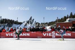 03.03.2018, Lahti, Finland (FIN): Hanna Kolb (GER), Sadie Bjornsen (USA), (l-r)  - FIS world cup cross-country, individual sprint, Lahti (FIN). www.nordicfocus.com. © Modica/NordicFocus. Every downloaded picture is fee-liable.