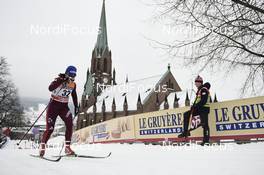 07.03.2018, Drammen, Norway (NOR): Evgenia Shapovalova (RUS) - FIS world cup cross-country, individual sprint, Drammen (NOR). www.nordicfocus.com. © Thibaut/NordicFocus. Every downloaded picture is fee-liable.