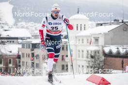 07.03.2018, Drammen, Norway (NOR): Sondre Turvoll Fossli (NOR) - FIS world cup cross-country, individual sprint, Drammen (NOR). www.nordicfocus.com. © Modica/NordicFocus. Every downloaded picture is fee-liable.