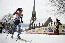 07.03.2018, Drammen, Norway (NOR): Kaitlynn Miller (USA) - FIS world cup cross-country, individual sprint, Drammen (NOR). www.nordicfocus.com. © Thibaut/NordicFocus. Every downloaded picture is fee-liable.