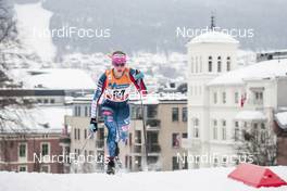 07.03.2018, Drammen, Norway (NOR): Jessica Diggins (USA) - FIS world cup cross-country, individual sprint, Drammen (NOR). www.nordicfocus.com. © Modica/NordicFocus. Every downloaded picture is fee-liable.