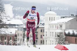 07.03.2018, Drammen, Norway (NOR): Gleb Retivykh (RUS) - FIS world cup cross-country, individual sprint, Drammen (NOR). www.nordicfocus.com. © Modica/NordicFocus. Every downloaded picture is fee-liable.