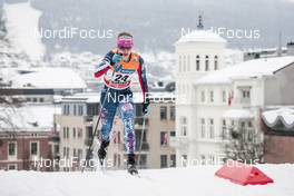 07.03.2018, Drammen, Norway (NOR): Jessica Diggins (USA) - FIS world cup cross-country, individual sprint, Drammen (NOR). www.nordicfocus.com. © Modica/NordicFocus. Every downloaded picture is fee-liable.