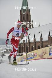 07.03.2018, Drammen, Norway (NOR): Julien Locke (CAN) - FIS world cup cross-country, individual sprint, Drammen (NOR). www.nordicfocus.com. © Thibaut/NordicFocus. Every downloaded picture is fee-liable.