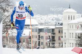 07.03.2018, Drammen, Norway (NOR): Francesco De Fabiani (ITA) - FIS world cup cross-country, individual sprint, Drammen (NOR). www.nordicfocus.com. © Modica/NordicFocus. Every downloaded picture is fee-liable.