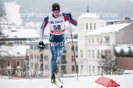 07.03.2018, Drammen, Norway (NOR): Kevin Bolger (USA) - FIS world cup cross-country, individual sprint, Drammen (NOR). www.nordicfocus.com. © Modica/NordicFocus. Every downloaded picture is fee-liable.